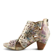 L'Artiste Icon Tooled Leather Ankle Sandal