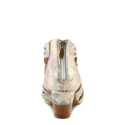 L'Artiste Icon Tooled Leather Ankle Sandal