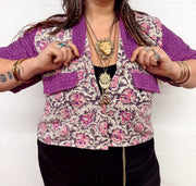 Kantha Clarity Crop Button Down #250 by Kantha Bae