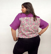 Kantha Clarity Crop Button Down #250 by Kantha Bae