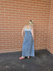 Denim Overall Dress by Davi & Dani