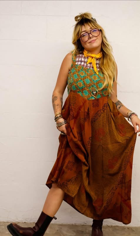 Crossroad Overall Dress by Kantha Bae Robin Boutique