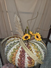 Harvest Crochet Charm Pumpkins