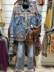 Clara Aztec Fringe Jean by Driftwood