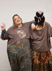 Dream Crop Tee Held In Balance by Kantha Bae