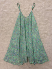 Rasgulla Sari Moonchild Mini Dress #007 by Kantha Bae