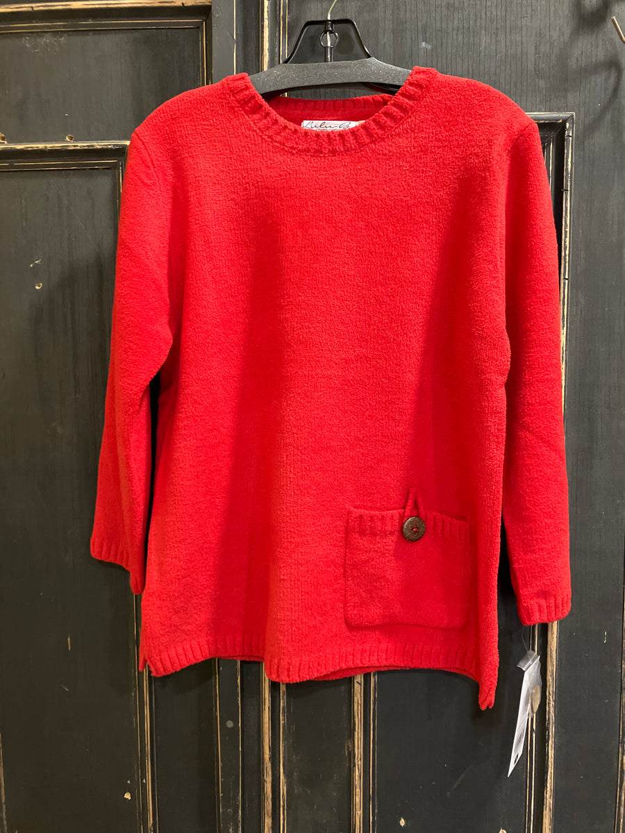 3/4 Sleeve Chenille Sweater by Lulu-B