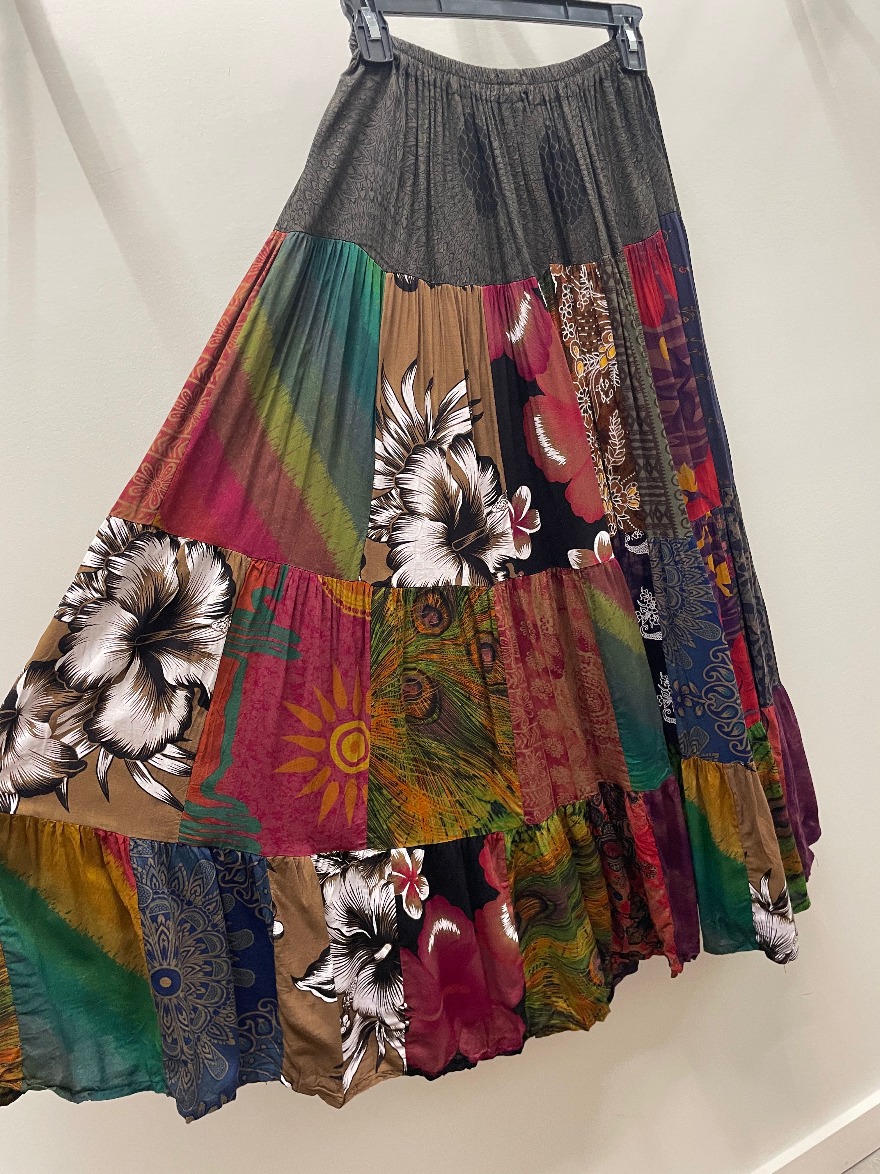 Patchwork Maxi Skirt