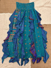 Pareo Kantha Willow Maxi Skirt #278 by Kantha Bae