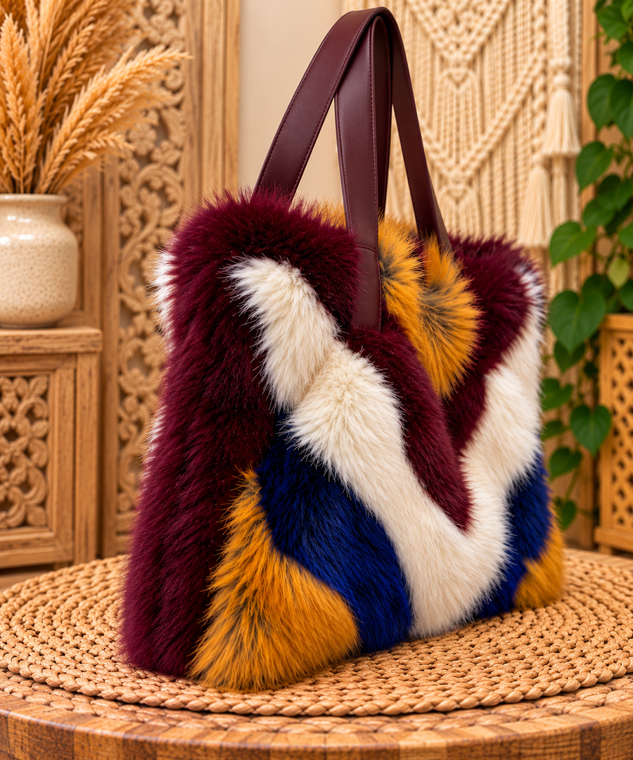 Wild at Heart Faux Fur Bag By Azalea Wang