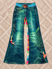 Tropical Paradise Flare Pants