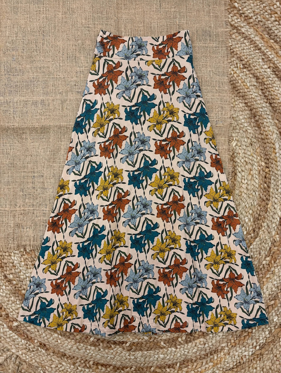 Everly Skirt in Tigerlilly Print by Effie's Heart