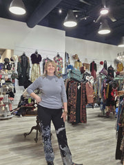 Zen Pant in Bamboo Print by Paparazzi