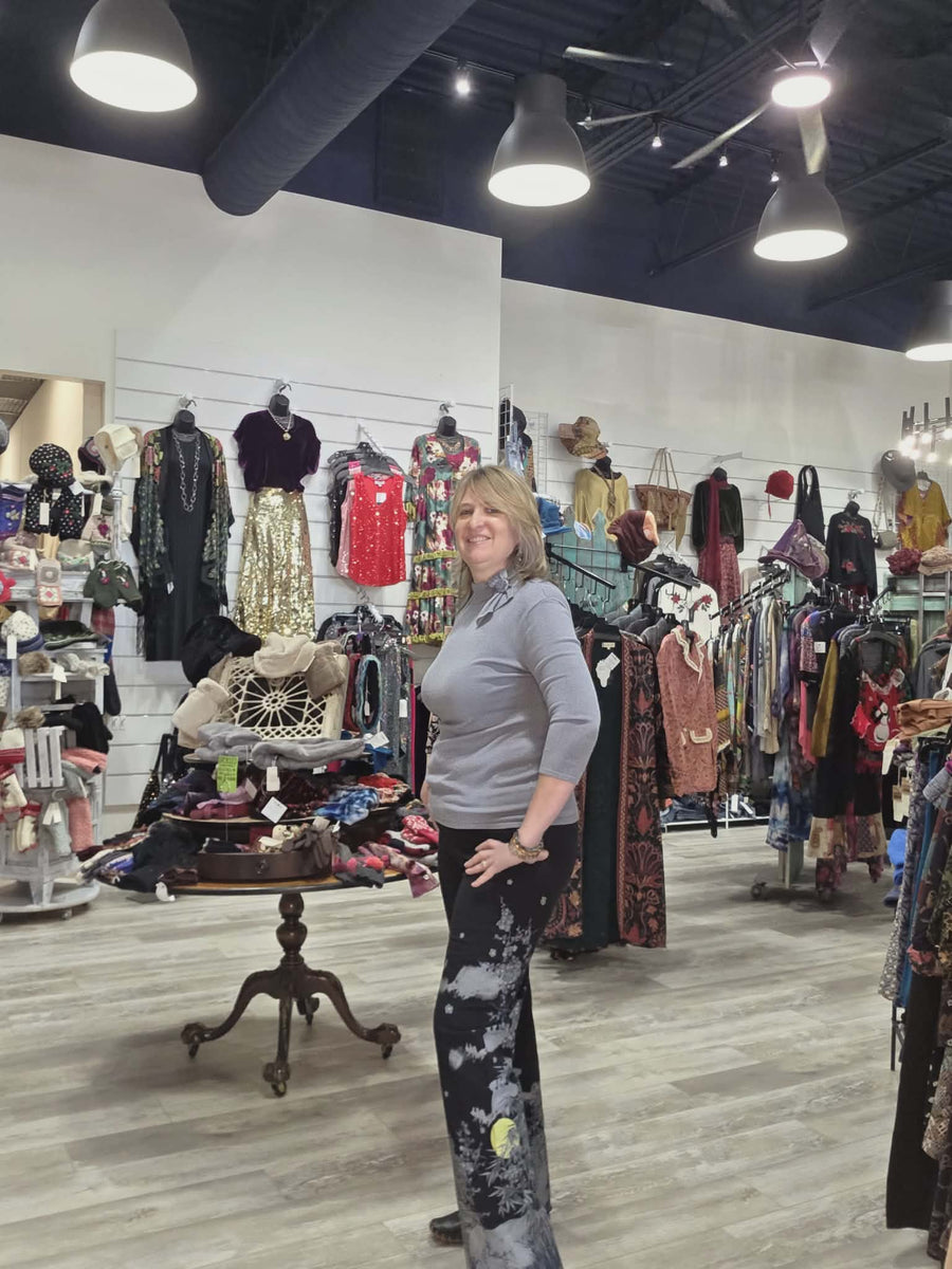 Zen Pant in Bamboo Print by Paparazzi