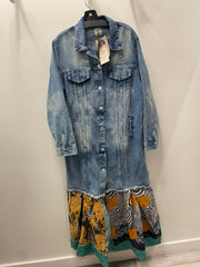 Upcycled Denim Kantha Coat by Kantha Bae