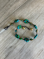 Crystal Flower Anklet