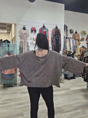 Dream Crop Tee Held In Balance by Kantha Bae