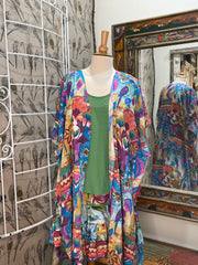 Tiered Skirt in Blue Birds by Jams World
