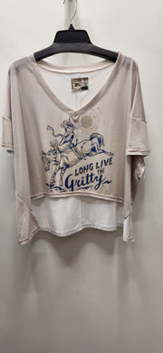 IPNG Design V-Neck Tee "Long Live The Gritty"