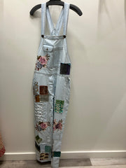Patchwork Denim Overalls
