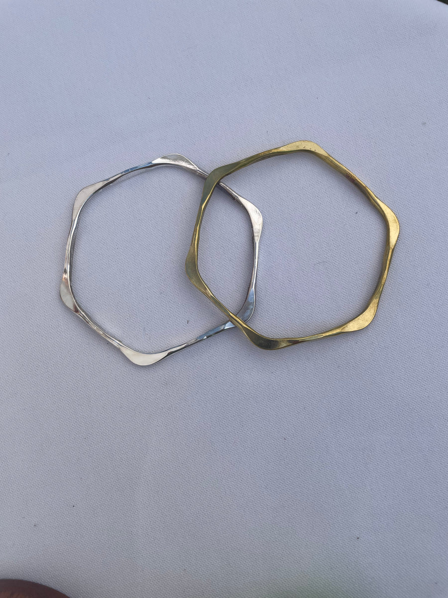 Hexagon Stacking Bangle