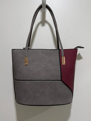 Multi Color Tote Handbag back Zipper Robin Boutique