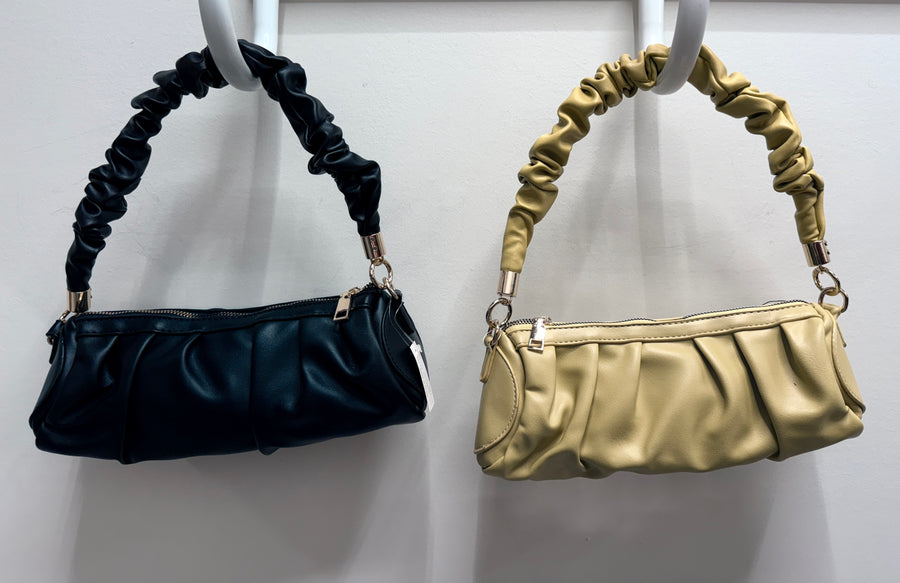 Adorable Horizontal Handbag with Gathers Robin Boutique