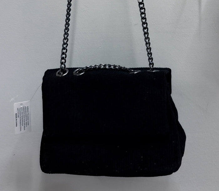 Cordoroy Handbag with Chain Strap Robin Boutique