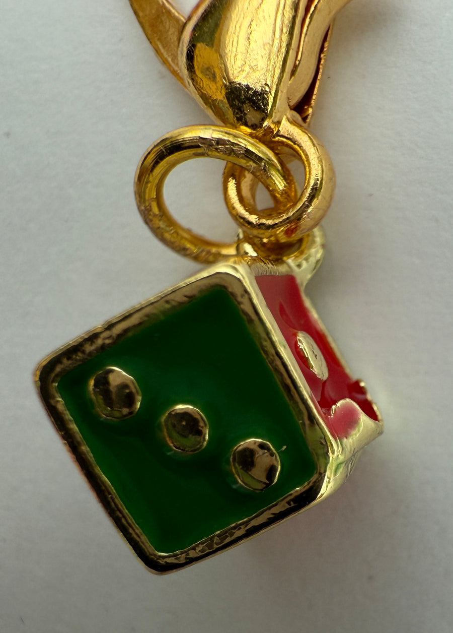 Dice cube Charm Robin Boutique