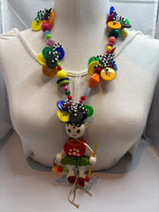 Valkarie Puppet Toy Necklace by The Vintage Jewel