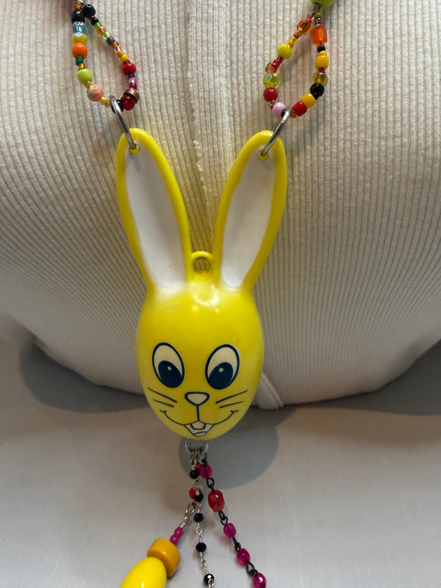 Vintage Bunny Toy Necklace by The Vintage Jewel