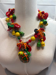 Vintage Turtle Car Sorry Piece Necklace by The Vintage Jewel