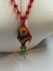 Rainbow Fish Necklace by The Vintage Jewel