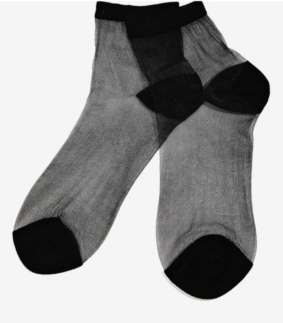 Sheer Ankle Socks 2930 - Robin Boutique-Boutique 