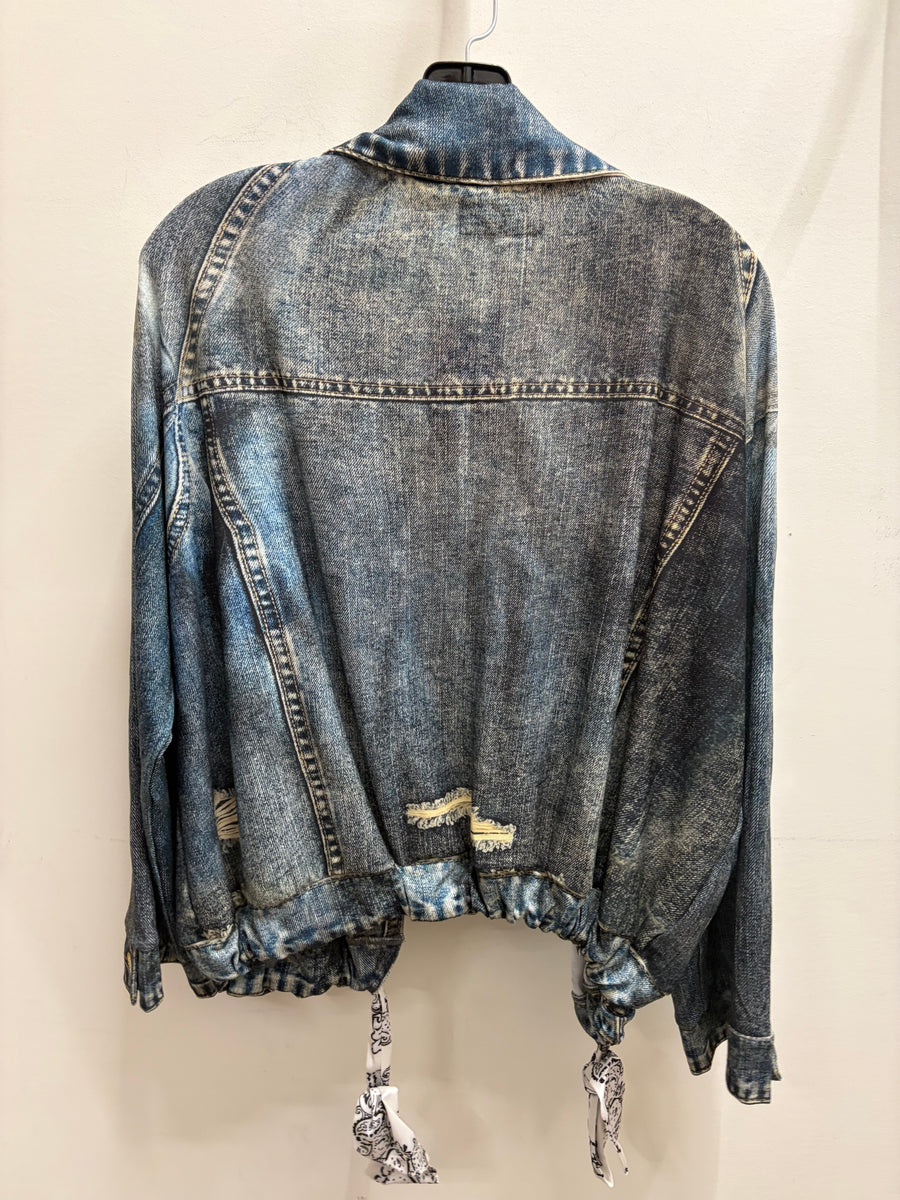 Illusion Jean Hanky Jacket by IPNG Design