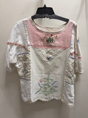 Vintage Hankie Patchwork Top #02