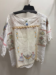 Vintage Hankie Patchwork Top #02