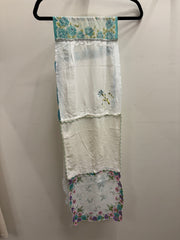 Vintage Hankie Patchwork Scarf #004