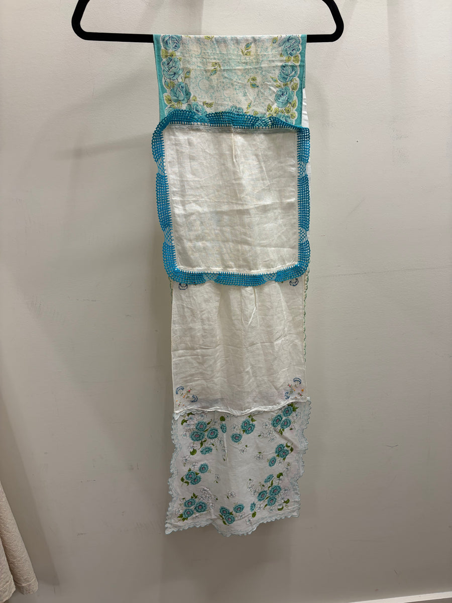 Vintage Hankie Patchwork Scarf #004