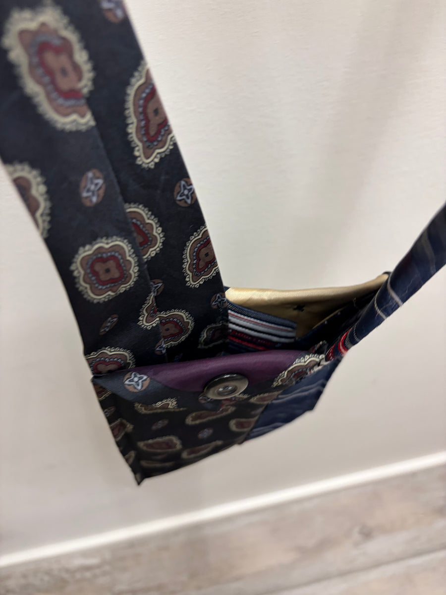 Vintage Tie Crossbody Bag #12