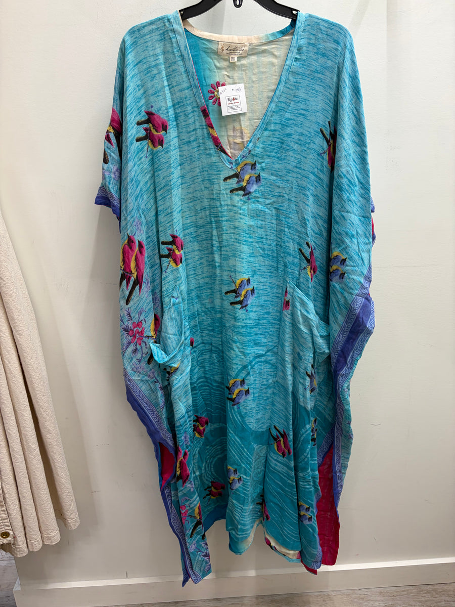Duality Cotton Sari Take It Easy Muu #104 by Kantha Bae