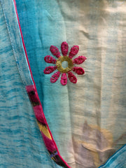 Duality Cotton Sari Take It Easy Muu #104 by Kantha Bae