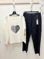 Destination Fleece Heart Pullover by Escape