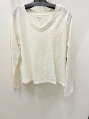Cotton Slub V Neck by Escape
