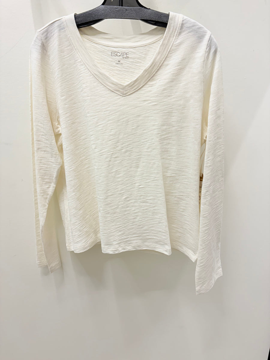 Cotton Slub V Neck by Escape