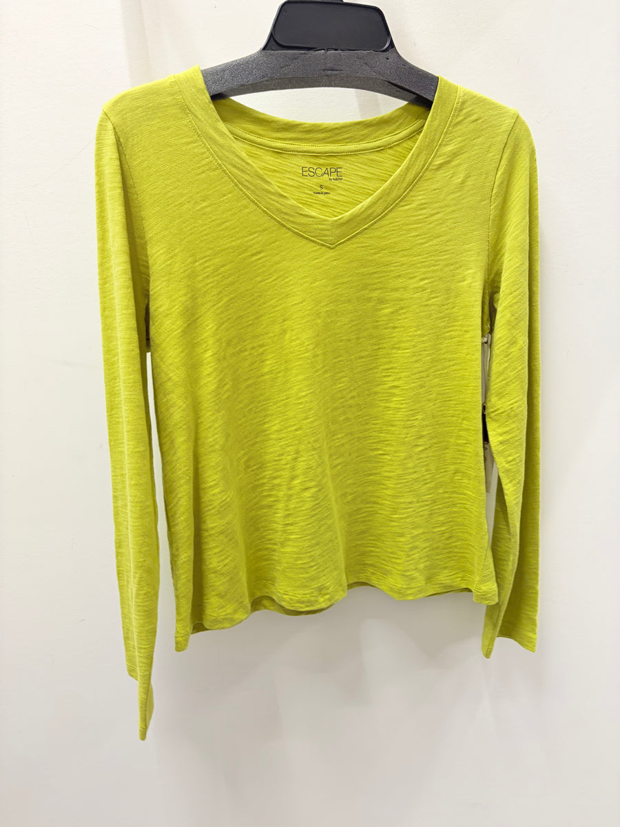 Cotton Slub V Neck by Escape