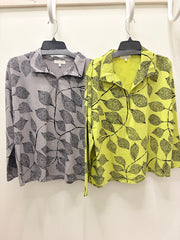 Leaves Spandex Quarter Zip Pullover by Escape