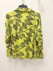 Leaves Spandex Quarter Zip Pullover by Escape