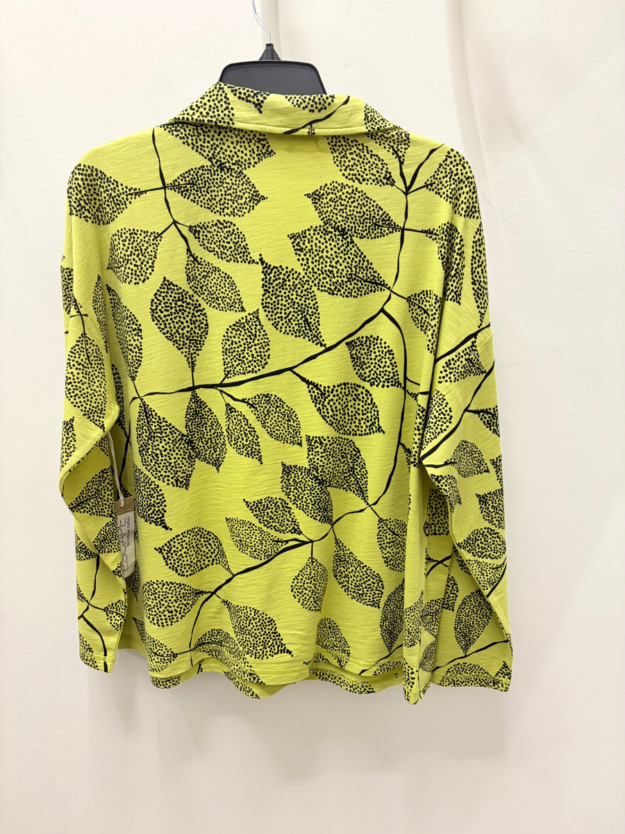 Leaves Spandex Quarter Zip Pullover by Escape
