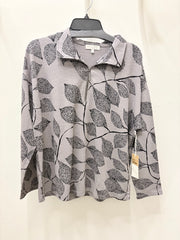 Leaves Spandex Quarter Zip Pullover by Escape